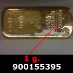 1 gramme d'or pur (Lingot LSP) 