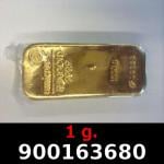 1 gramme d'or pur (Lingot LSP) 