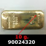 10 grammes d'or pur (LSP) 