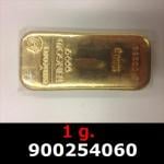 1 gramme d'or pur (Lingot LSP) 