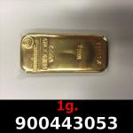 1 gramme d'or pur (Lingot LSP) 