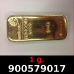 1 gramme d'or pur (Lingot LSP) 