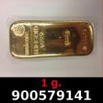 1 gramme d'or pur (Lingot LSP) 