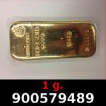 1 gramme d'or pur (Lingot LSP) 