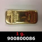 1 gramme d'or pur (Lingot LSP) 