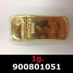 1 gramme d'or pur (Lingot LSP) 