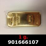 1 gramme d'or pur (Lingot LSP) 