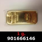 1 gramme d'or pur (Lingot LSP) 