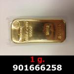 1 gramme d'or pur (Lingot LSP) 