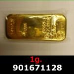 1 gramme d'or pur (Lingot LSP) 