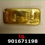 1 gramme d'or pur (Lingot LSP) 