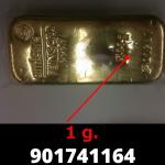 1 gramme d'or pur (Lingot LSP) 