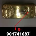 1 gramme d'or pur (Lingot LSP) 
