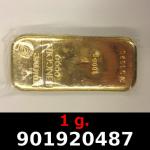 1 gramme d'or pur (Lingot LSP) 