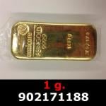 1 gramme d'or pur (Lingot LSP) 