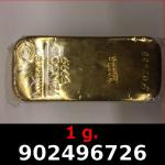 1 gramme d'or pur (Lingot LSP) 