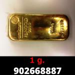 1 gramme d'or pur (Lingot LSP) 