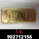 1 gramme d'or pur (Lingot LSP) 