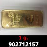 1 gramme d'or pur (Lingot LSP) 