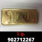 1 gramme d'or pur (Lingot LSP) 