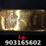 1 gramme d'or pur (Lingot LSP) 