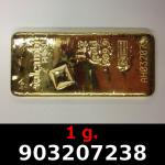 1 gramme d'or pur (Lingot LSP) 