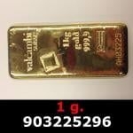 1 gramme d'or pur (Lingot LSP) 