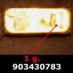 1 gramme d'or pur (Lingot LSP) 