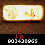 1 gramme d'or pur (Lingot LSP) 