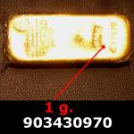 1 gramme d'or pur (Lingot LSP) 