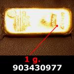 1 gramme d'or pur (Lingot LSP) 