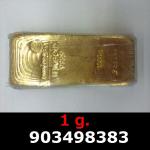 1 gramme d'or pur (Lingot LSP) 
