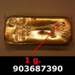 1 gramme d'or pur (Lingot LSP) 