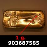1 gramme d'or pur (Lingot LSP) 