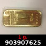 1 gramme d'or pur (Lingot LSP) 