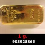 1 gramme d'or pur (Lingot LSP) 