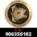 1 gramme d'or pur - Vera Valor (LSP - Cours Légal) 
