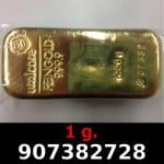 1 gramme d'or pur (Lingot LSP) 