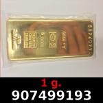 1 gramme d'or pur (Lingot LSP) 