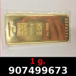 1 gramme d'or pur (Lingot LSP) 