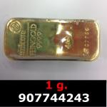 1 gramme d'or pur (Lingot LSP) 