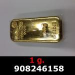 1 gramme d'or pur (Lingot LSP) 