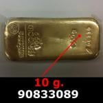 10 grammes d'or pur (LSP) 