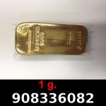 1 gramme d'or pur (Lingot LSP) 