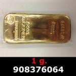 1 gramme d'or pur (Lingot LSP) 