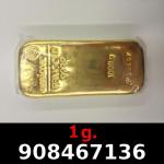 1 gramme d'or pur (Lingot LSP) 