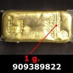 1 gramme d'or pur (Lingot LSP) 