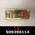 1 gramme d'or pur (Lingot LSP) 