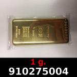 1 gramme d'or pur (Lingot LSP) 