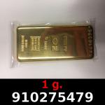 1 gramme d'or pur (Lingot LSP) 